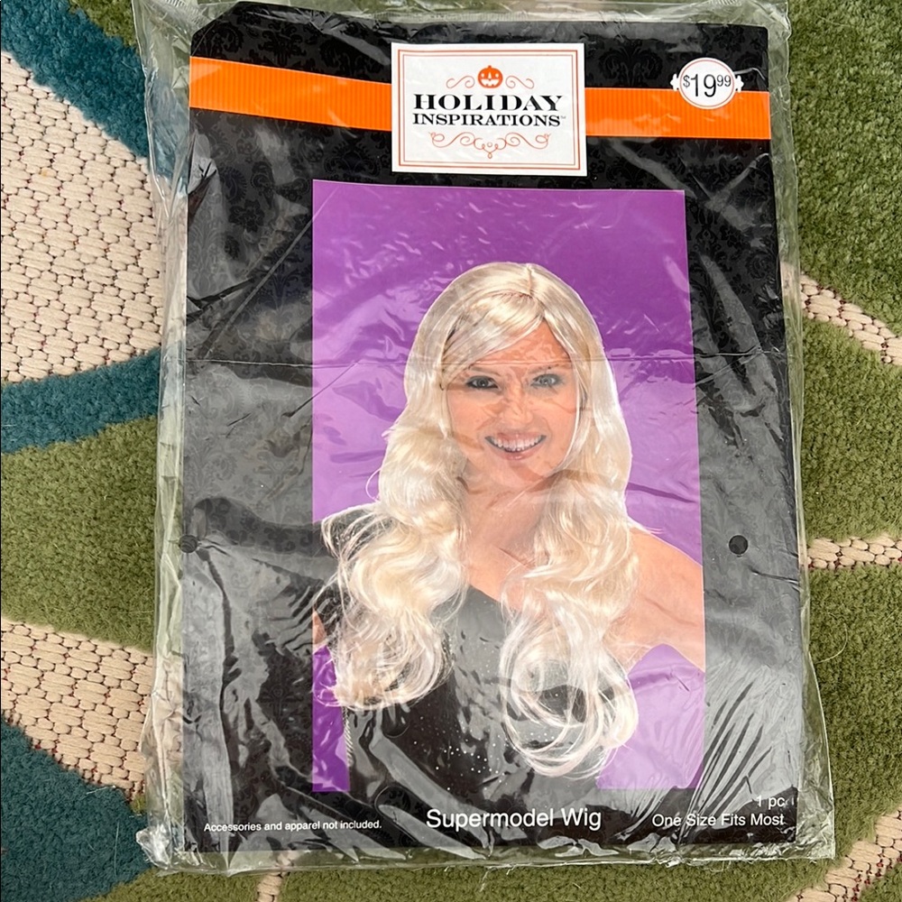 Halloween Costume Supermodel Wig - Blonde